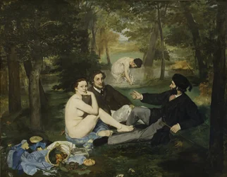 El Almuerzo sobre la Hierba, 1863