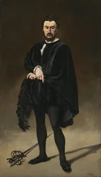 El actor trágico (Rouvière como Hamlet)