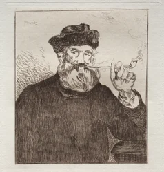 El fumador (grabado)