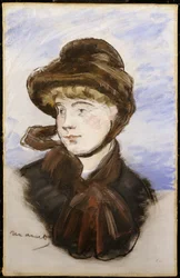 Joven con sombrero marrón, 1882