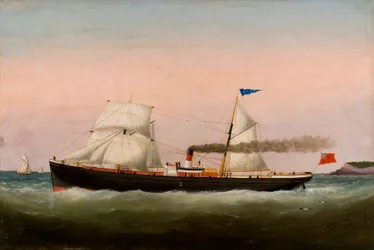 Barcos de vela, Le Havre, 1877