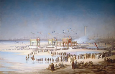 Ceremonia de inauguración del Canal de Suez en Port-Said, 17 de noviembre de 1869, 1869