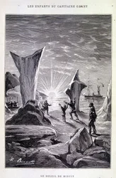 El Sol de Medianoche en "Los Hijos del Capitán Grant" por Jules Verne