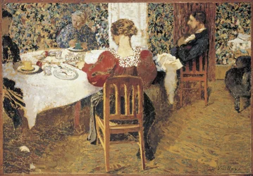 Una mesa (Le Dejeuner) por Vuillard, Edouard