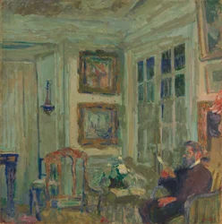 Arthur Fontaine leyendo