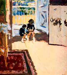 Niños en una habitación, 1909