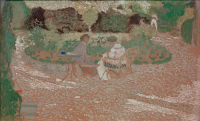 En el jardín