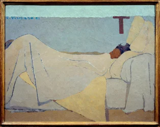 En la cama