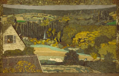 Paisaje: Ventana con vistas al bosque