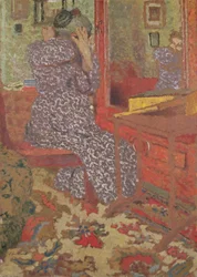 Madame Vuillard arreglándose el cabello, 1900