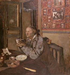 Madame Vuillard con un cuenco, 1898