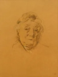 Retrato de Madame Bénard de frente