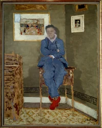 Retrato del pintor Félix Vallotton (1865-1925)