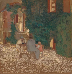 Banquete en un Jardín