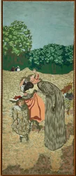 El interrogatorio (pintura sobre lienzo)