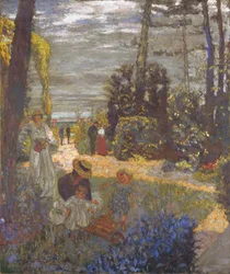 La Terraza en Vasouy, el Jardín, 1901