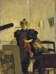 Vallotton en los Natansons, 1897
