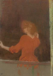Mujer en Rojo