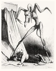 Ilustración para Le Diable Amoureux, 1845