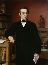Retrato de Johann Gustav Droysen 1808-1884, 1885