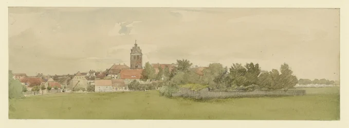 Localidad del norte de Alemania con iglesia