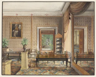 El estudio del príncipe Carlos de Prusia