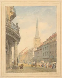 Vista de Berlín con el Palacio Ephraim a la izquierda