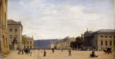 Unter den Linden, Berlín, 1836