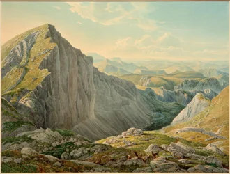 El Gran Höllstein con vista hacia Mariazell