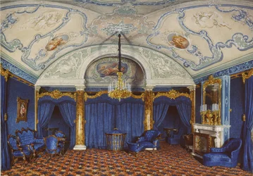 Interiores del Palacio de Invierno. El Cuarto Apartamento Reservado. Un Dormitorio, 1868