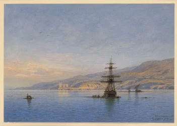 Castillo de Miramare, en la bahía de Grignano, cerca de Trieste
