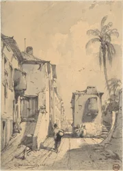 Escena callejera oriental