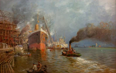 El astillero Vulcan de Stettin