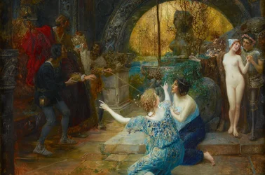 Fuente de la juventud, c.1890 (óleo sobre lienzo)