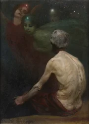 El enano Alberich y las doncellas del Rin El oro del Rin, 1909