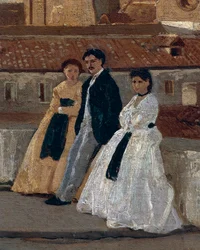 La terraza (detalle)