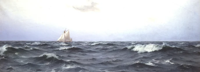 Valkyrie II cruzando el Atlántico, c.1893