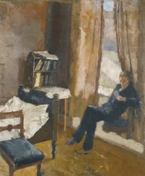 Andreas leyendo