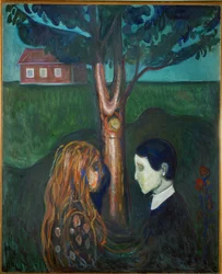 Ojo en ojo (óleo sobre lienzo)