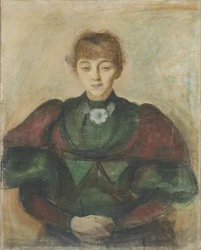 Ragnhild Backstrom, c.1894 (pastel sobre lienzo)
