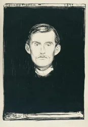 Autorretrato (con brazo esquelético)