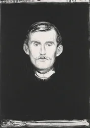 Autorretrato con brazo esquelético