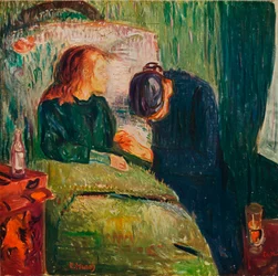 La niña enferma, 1907