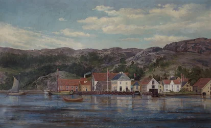 El río en Flekkefjord
