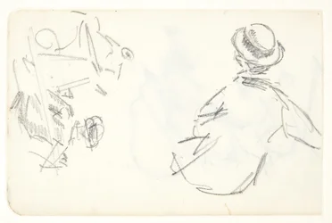 Estudios de figuras para la imagen de Langelinie