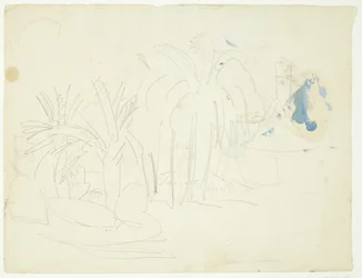 Paisaje con palmeras, Cannes