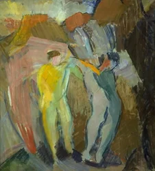 Dos genios (boceto)
