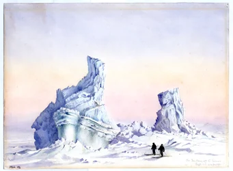 Un iceberg frente al cabo Evans, 1-11 de septiembre de 1911