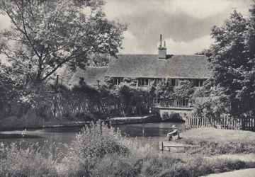 The Old Mill, Ramsbury (foto en blanco y negro)