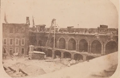 La evacuación de Fort Sumter, abril de 1861